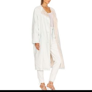 Isabel Marant Kaleia Coat sz 34 / Sz 2 light blue Runs Big, Could Wear Reversed!